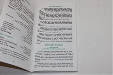 1997 Augusta National Golf Club Masters Spectator Guide - Tiger's First Masters Win!
