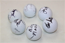 Hal Sutton & Five (5) other US Amateur Winners Signed Golf Balls JSA ALOA