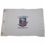 2019 US Open at Pebble Beach Red, White & Blue Sequins Embroidered White Flag