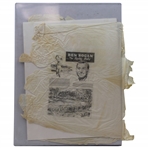 Ben Hogan & Lloyd Mangrum Original Pencil Illustrations on Paper