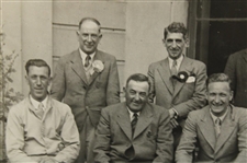 Original Photo of Open Champions Alf's Perry & Padgham & Five (5) others on Board
