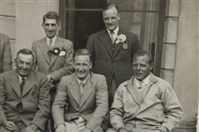 Original Photo of Open Champions Alf's Perry & Padgham & Five (5) others on Board