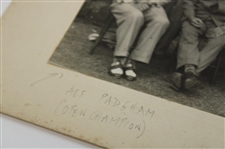 Original Photo of Open Champions Alf's Perry & Padgham & Five (5) others on Board