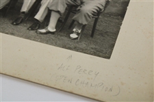 Original Photo of Open Champions Alf's Perry & Padgham & Five (5) others on Board