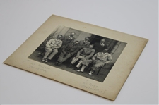 Original Photo of Open Champions Alf's Perry & Padgham & Five (5) others on Board