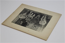 Original Photo of Open Champions Alf's Perry & Padgham & Five (5) others on Board