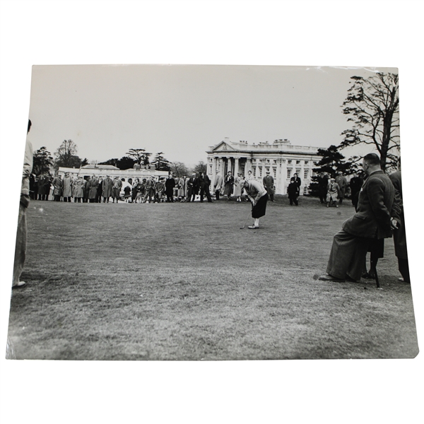 1954 Bobby Locke at Moor Park Post-Swing Original Photo - April 22nd