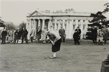 1954 Bobby Locke at Moor Park Post-Swing Original Photo - April 22nd