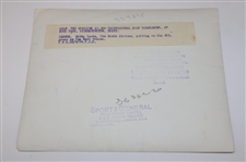 1954 Bobby Locke at Moor Park Post-Swing Original Photo - April 22nd