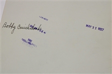 1927 Bobby Cruikshank Putting Original Photo - May 31st