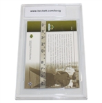 2001 Upper Deck Tiger Woods Collection Career Grand Slam Card BCCG Graded 10 Mint or Better