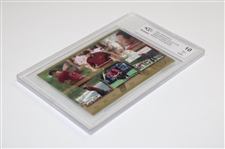 2001 Upper Deck Tiger Woods Collection Career Grand Slam Card BCCG Graded 10 Mint or Better