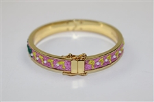 Masters Tournament Pink & Gold Mignonne Gavigan Bracelet in Original Box