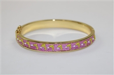Masters Tournament Pink & Gold Mignonne Gavigan Bracelet in Original Box