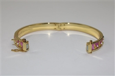 Masters Tournament Pink & Gold Mignonne Gavigan Bracelet in Original Box
