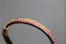 Masters Tournament Pink & Gold Mignonne Gavigan Bracelet in Original Box