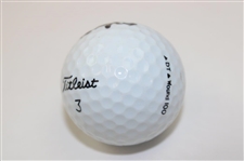 Byron Nelson Signed Titleist 3 Golf Ball JSA ALOA
