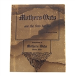 1905 'Golfing Child' Mothers Oats are the Oats for me' Embossed Premium Photo Card Advertisement