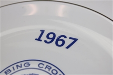 1967 Bing Crosby National Pro-Am at Spyglass Hill Plate w/Past Champs Listed - Nicklaus Winner