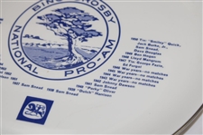 1967 Bing Crosby National Pro-Am at Spyglass Hill Plate w/Past Champs Listed - Nicklaus Winner