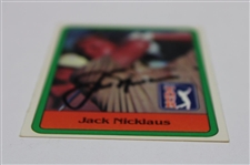 Jack Nicklaus Signed 1981 Donruss #13 Rookie Card JSA ALOA