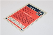 Tom Watson Signed 1982 Donruss PGA Tour Golf Card JSA ALOA