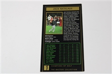 Jack Nicklaus Signed '1975' Masters Collection GSV Cut Card JSA ALOA