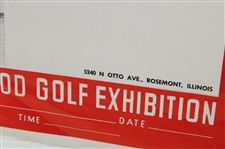 Joe Kirkwood Golf Exhibition at Rosemont, Ill. Unmarked Advertisement Poster