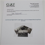 Joe Kirkwood Signed Golf in Japan Photo w/Two (2) Unsigned Post-Swing Photos JSA ALOA