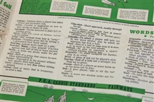 1940 The PGA System of Caddie Standards Brochure