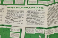 1940 The PGA System of Caddie Standards Brochure