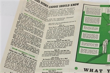 1940 The PGA System of Caddie Standards Brochure