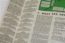 1940 The PGA System of Caddie Standards Brochure