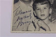 Bing Crosby Signed Photo w/(2) Bing Crosby & (1) Bob Hope Signed Cuts JSA ALOA