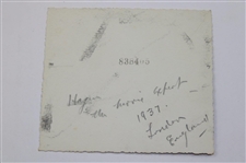 Three (3) Walter Hagen Original Photos - Camel, w/Kirkwood & 1937 Movie Projector