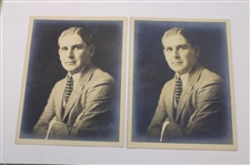 Six (6) Joe Kirkwood Original Photos - Gus Inglis 1921 Wire Photo, China 1938, Young Man, Kirkwood With Kangaroo, Young Man & Holding Club