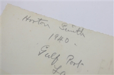 Horton Smith 1940 Gulf Port Louisiana Tee Shot Original Photo
