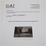 Horton Smith 1940 Gulf Port Louisiana Tee Shot Original Photo
