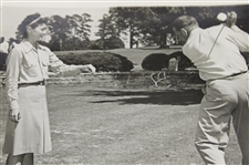 1950 Seattle Times Sports & Vacation Show Joe Kirkwood & Louise Suggs Original Photo