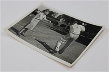1950 Seattle Times Sports & Vacation Show Joe Kirkwood & Louise Suggs Original Photo