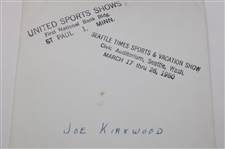 1950 Seattle Times Sports & Vacation Show Joe Kirkwood & Louise Suggs Original Photo