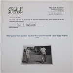 1950 Seattle Times Sports & Vacation Show Joe Kirkwood & Louise Suggs Original Photo