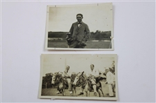 Ten (10) Gene Sarazen, Kirkwood & Other Golfers Original Photos - Kirkwood Family Collection