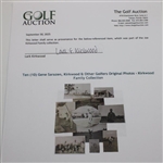 Ten (10) Gene Sarazen, Kirkwood & Other Golfers Original Photos - Kirkwood Family Collection