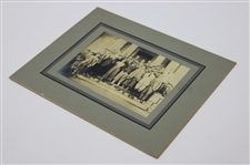 c.1920's Jock Hutchison, Joe Kirkwood & Golf Group Matted Original Photo From Hutchison Estate