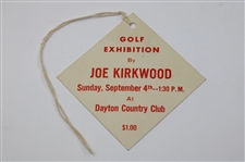 Three (3) c.1950's Joe Kirkwood Golf Exhibition Advertisement Pieces & (3) Tickets