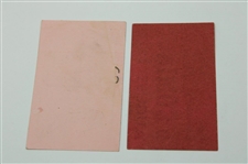 Three (3) c.1950's Joe Kirkwood Golf Exhibition Advertisement Pieces & (3) Tickets