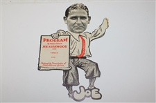 Three (3) c.1950's Joe Kirkwood Golf Exhibition Advertising Pieces, Guest Tag & Two (2) Tickets