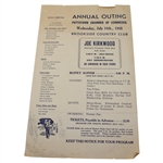Two (2) 1940's-50's Joe Kirkwood Exhibition Advertisements & Four (4) Tickets
