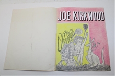 Original Pencil & Watercolor Joe Kirkwood w/ Kangaroo Cover Art Drawing
